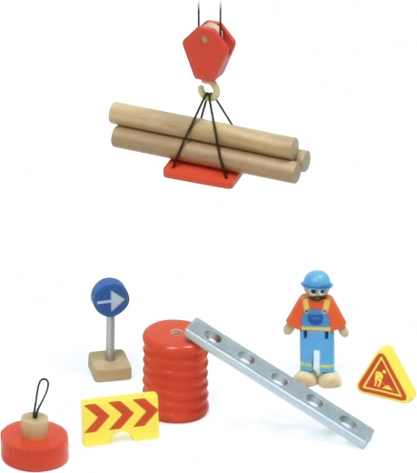 Πλούσια αξεσουάρ για παιχνίδι στο εργοτάξιο