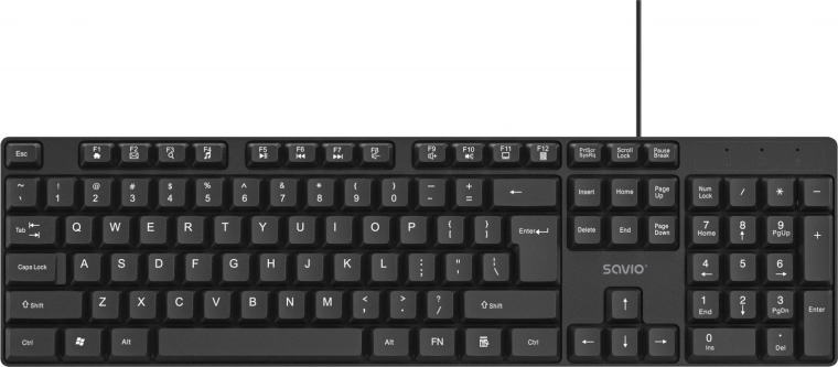 Πλήρης διάταξη US με 104 πλήκτρα