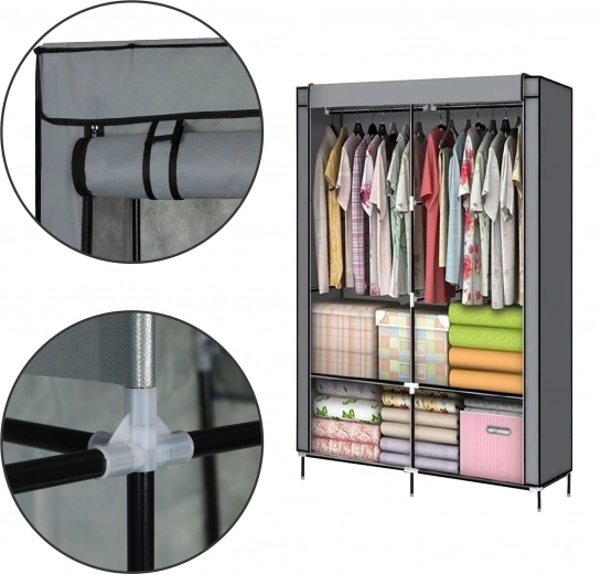 Σταθερή μεταλλική κατασκευή και ανθεκτικά ράφια