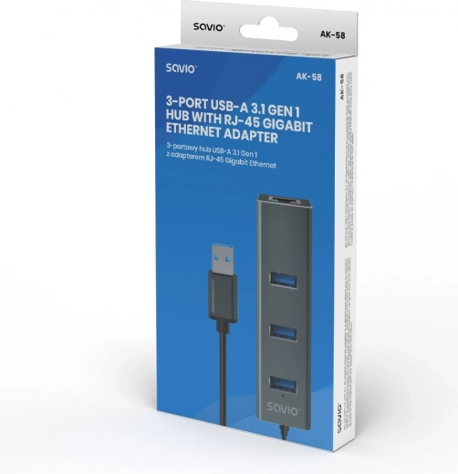 RJ‑45 gigabit ethernet έως 1000 Mb/s