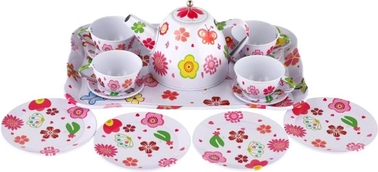 Ανθεκτικό μεταλλικό σετ τσαγιού