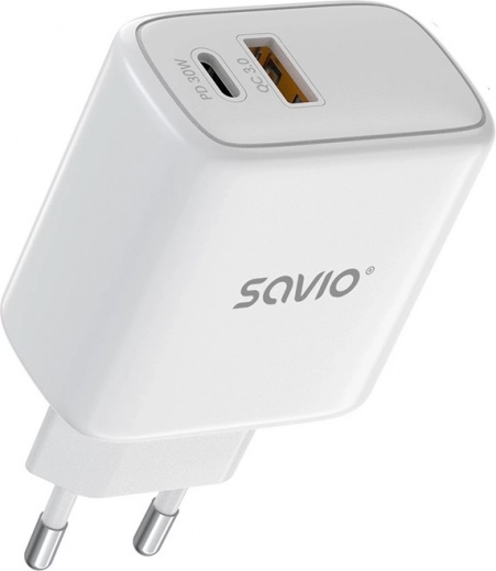 Δύο θύρες: USB‑C PD + USB‑A QC 3.0