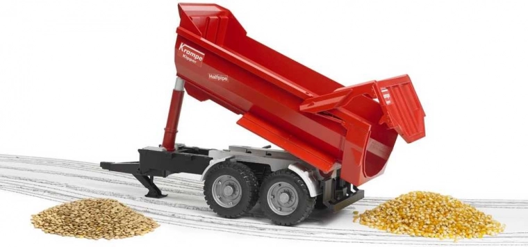 Ανατρεπόμενη καρότσα με αυτόματο πίσω τοίχωμα