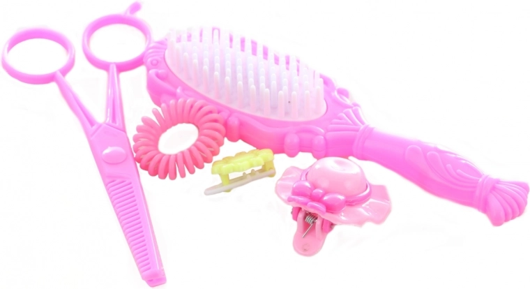 Πλούσιο σετ αξεσουάρ σε ροζ στυλ