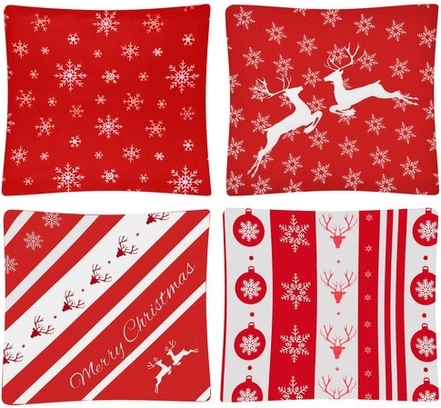 Ενιαίο χριστουγεννιάτικο στυλ σε σετ 4 τεμ.