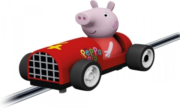 Δύο χαριτωμένα αυτοκινητάκια: Peppa και Tom/George