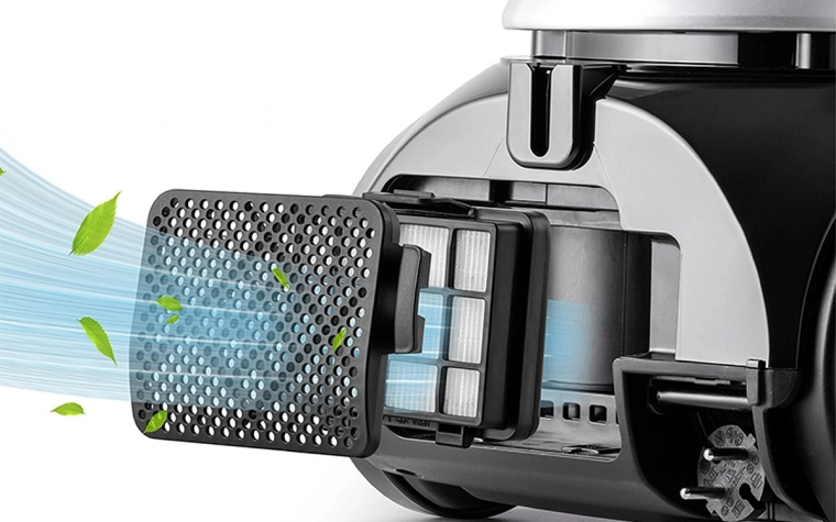 Ισχυρή απορρόφηση και αποτελεσματική φίλτρανση HEPA 12