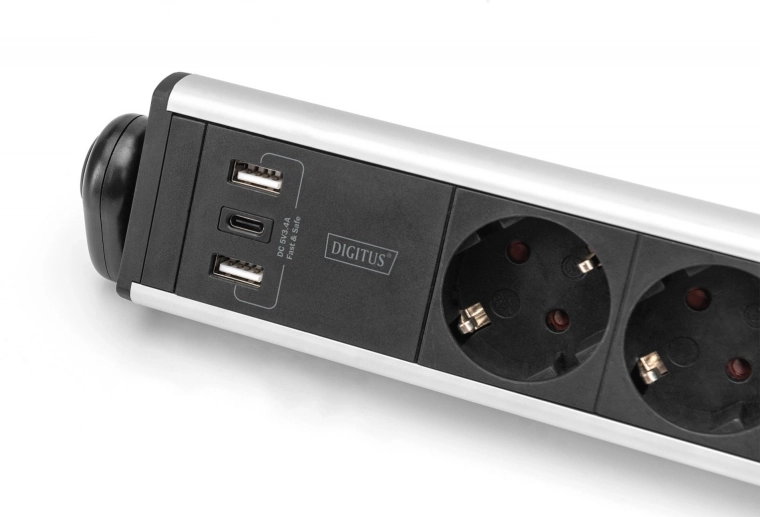 Γρήγορη φόρτιση μέσω USB‑A και USB‑C