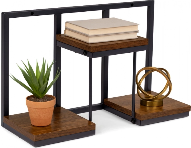 Πρακτικά ράφια σε διακόσμηση ξύλου