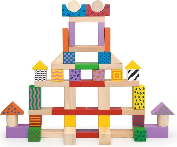 100 χρωματιστά τουβλάκια για ατελείωτες κατασκευές