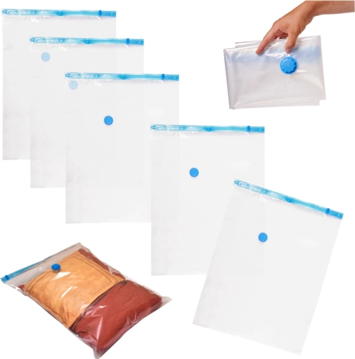 Σετ πέντε αεροστεγών σακουλών αποθήκευσης