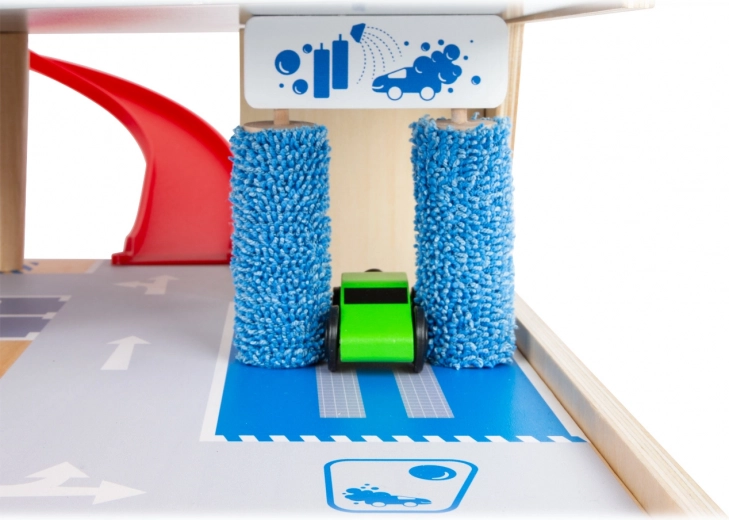 Πλυντήριο με βούρτσες και ασφαλές προστατευτικό