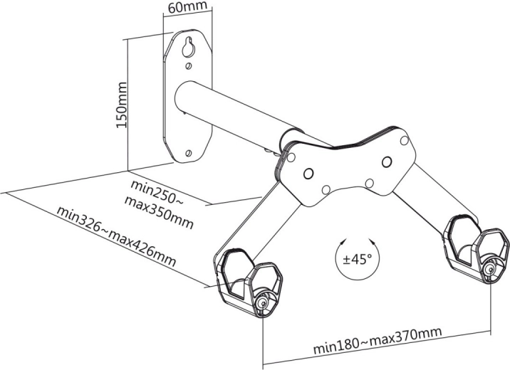 Σταθερή κατασκευή για ασφαλές κρέμασμα