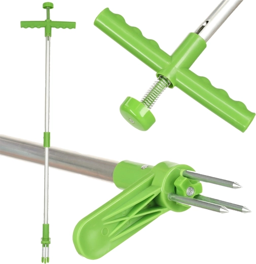 Αφαιρέστε τα ζιζάνια με τις ρίζες χωρίς σκύψιμο