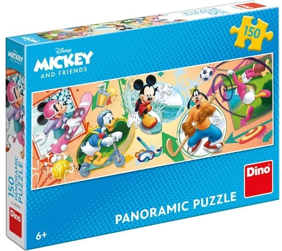 Πολύχρωμη αθλητική σκηνή με τον MICKEY και τους φίλους του