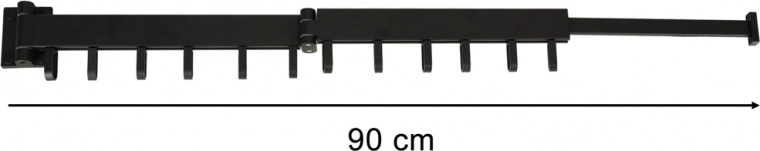 Τηλεσκοπική επέκταση έως 90 cm