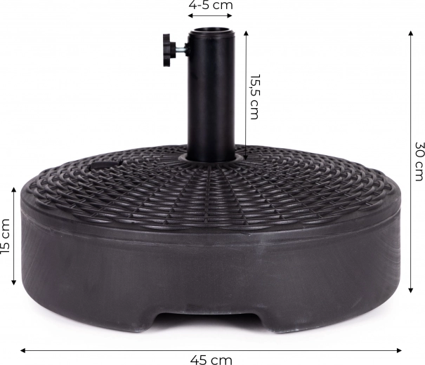 Εύκολο γέμισμα με νερό για σταθερότητα