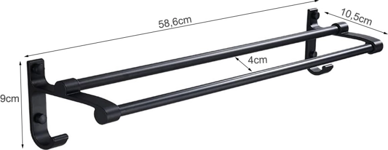 Εύκολη τοποθέτηση στον τοίχο και πρακτικές διαστάσεις