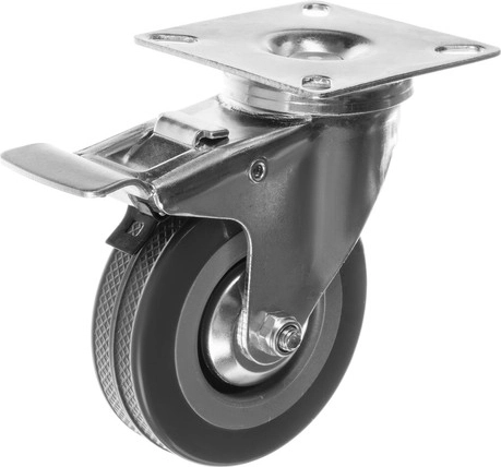 Μεγάλη αντοχή με λαστιχένιους τροχούς