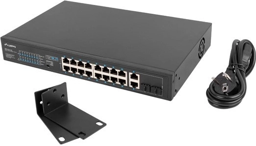 Πραγματική ισχύς PoE 250 W για IP κάμερες και AP