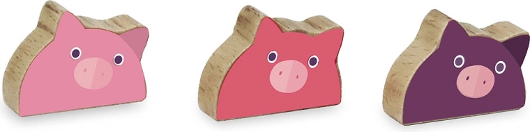 Χαριτωμένες φιγούρες γουρουνιών