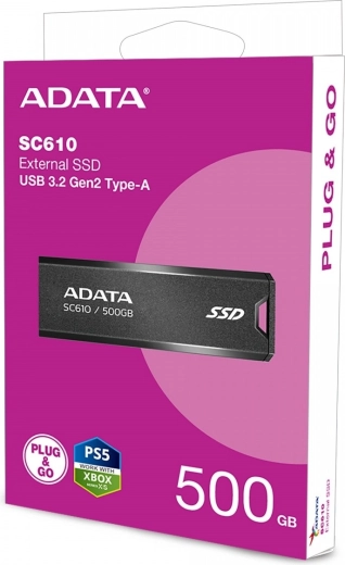 Απόδοση USB 3.2 Gen2 έως 550/500 MB/s