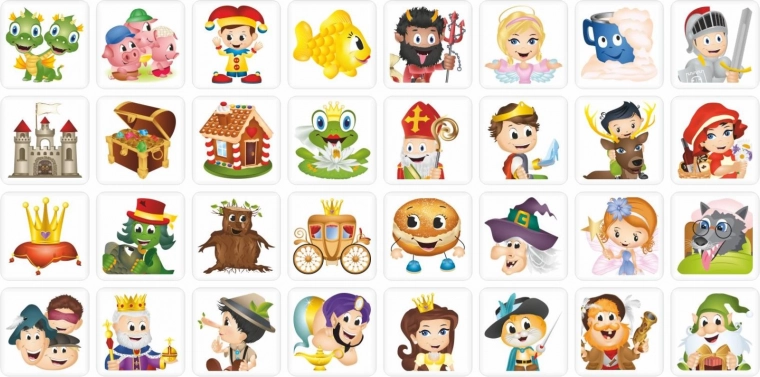 Πολύχρωμες παραμυθένιες εικονογραφήσεις