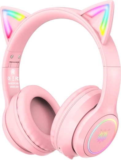 RGB αυτιά γάτας που λάμπουν