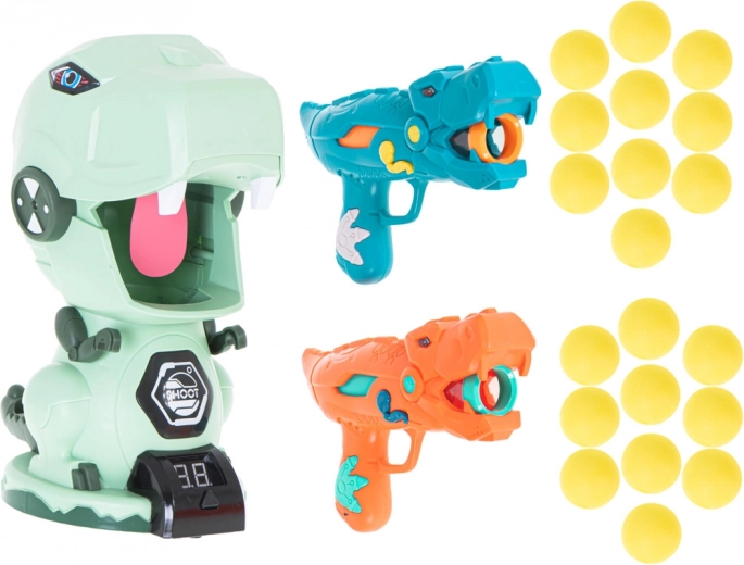 Στόχος σε σχήμα δεινοσαύρου με ψηφιακή βαθμολογία