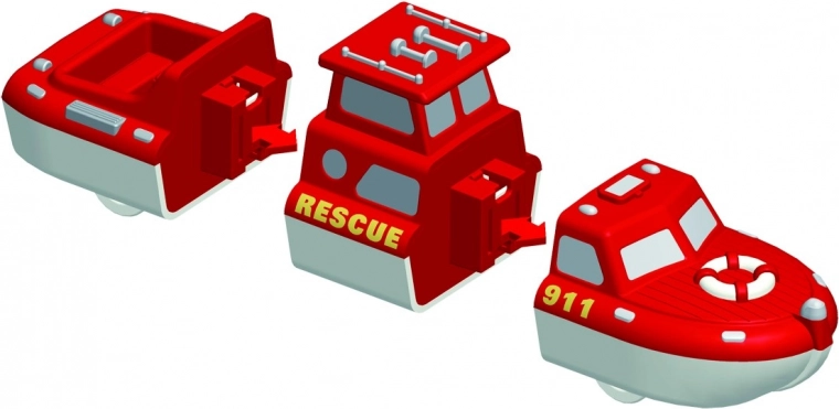 Τρία διασωστικά οχήματα σε ένα σετ