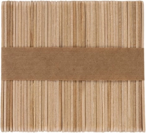 50 ξύλινα ξυλάκια στη συσκευασία