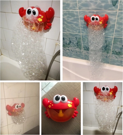 Διασκέδαση με φουσκάλες με το πάτημα ενός κουμπιού