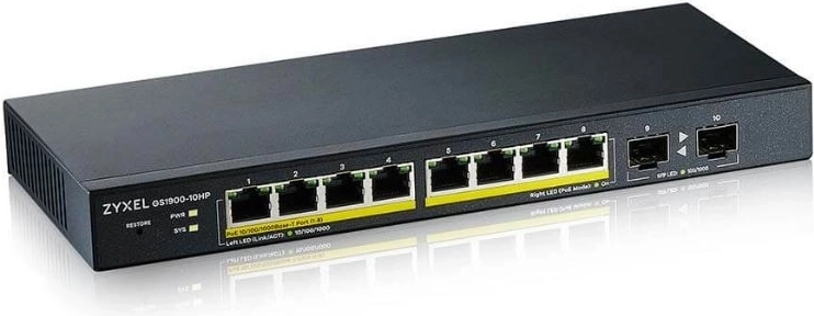 Δύο uplinks SFP για ευέλικτη επέκταση
