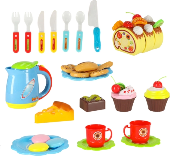 Πλούσιο σετ 80 τεμαχίων για πάρτι τσαγιού