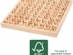 Small Foot προπαίδεια με κυλίνδρους από ξύλο FSC