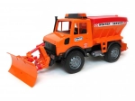 Bruder Mercedes-Benz Unimog αλατιέρα με λεπίδα εκχιονισμού