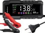 Μικροεπεξεργαστής φορτιστής 12 V 6 A με λειτουργία επισκευής για μπαταρίες AGM, GEL και LiFePO4 με LCD