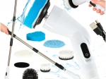 Ηλεκτρική περιστροφική σφουγγαρίστρα και καθαριστική βούρτσα με 9 κεφαλές