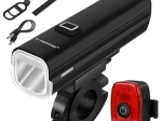 Trizand LED ποδηλατικό φως 1000 lm USB-C με powerbank (μπροστινό + πίσω)