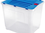Heidrun κουτί αποθήκευσης Dragon 100 l, διαφανές με καπάκι (μείγμα χρωμάτων)