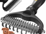 Διπλής όψης trimmer και χτένα απομάκρυνσης τριχώματος για σκύλους και γάτες PURLOV