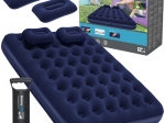 Bestway φουσκωτό στρώμα από βελούδο Queen 203 × 152 cm με αντλία και μαξιλάρια