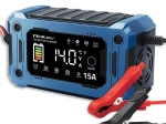 Μικροεπεξεργαστής φορτιστής 12 V 15 A με επισκευή και συντήρηση, LCD, για AGM, GEL και LiFePO4