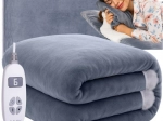 Ηλεκτρική θερμαινόμενη κουβέρτα RUHHY 180 × 130 cm γκρι
