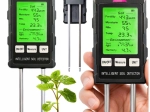 Ψηφιακός μετρητής εδάφους 6-σε-1 με LCD – υγρασία, pH, θερμοκρασία, φως και γονιμότητα