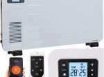 Ηλεκτρική θερμάστρα convector Kaminer Ziflo με WiFi και τηλεχειριστήριο, λευκή