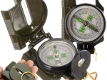Στρατιωτική διοπτρική πυξίδα με μεταλλική θήκη