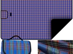 Αδιάβροχη κουβέρτα πικνίκ 145 × 180 cm basic μπλε - 1 τεμάχιο