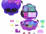 Polly Pocket compact Monster High κρανίο με skatepark και σχολείο