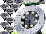Ηλιακά φώτα κήπου LED - 12 τεμάχια